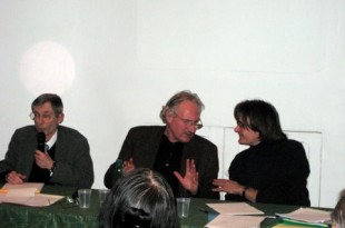 Axel Honneth discutant avec les membres de D&S